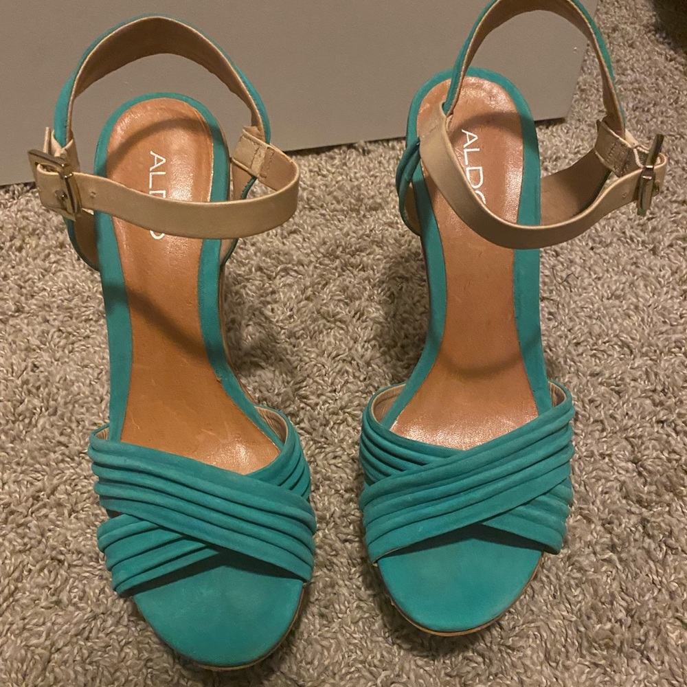 Suede heels